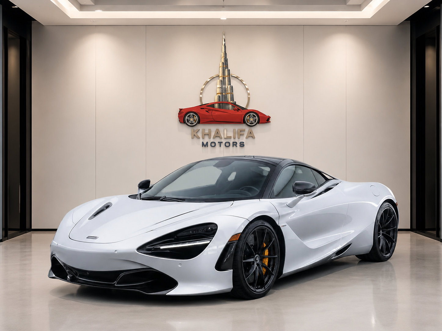 McLaren 720S en showroom Khalifa Motors